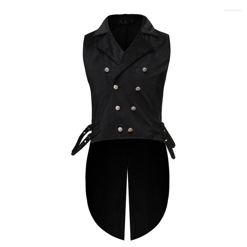 Men' Vests Vintage Tuxedo Vest Waistcoat Victorian Blazer Suits Lapel Collar Punk Gothic Jacquard Dinner Tailcoat Costume Men Suit Kare22, Black
Men' Vests Vintage Tuxedo Vest Waistcoat Victorian Blazer Suits Lapel Collar Punk Gothic Jacquard Dinner Tailcoat Costume Men Suit Kare22, Black