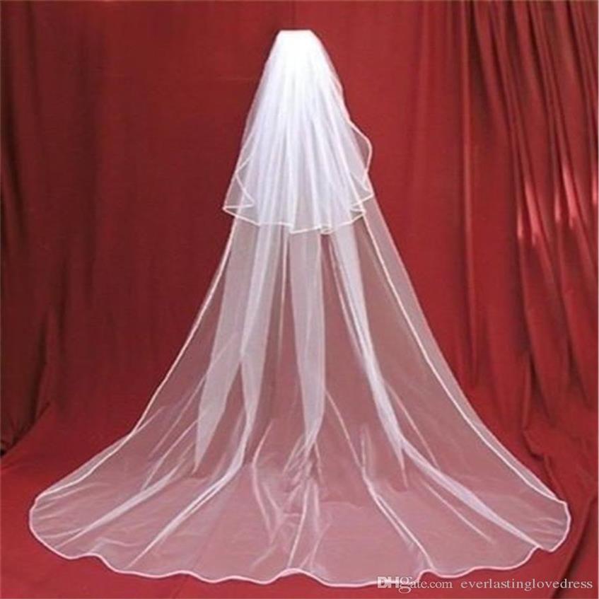 Long Two Layers Cheap Tulle Bridal Veils White Iovry Wedding Veil with Comb Velos De Novia Wedding Accessories 2019 Hair Accessory267R
Long Two Layers Cheap Tulle Bridal Veils White Iovry Wedding Veil with Comb Velos De Novia Wedding Accessories 2019 Hair Accessory267R