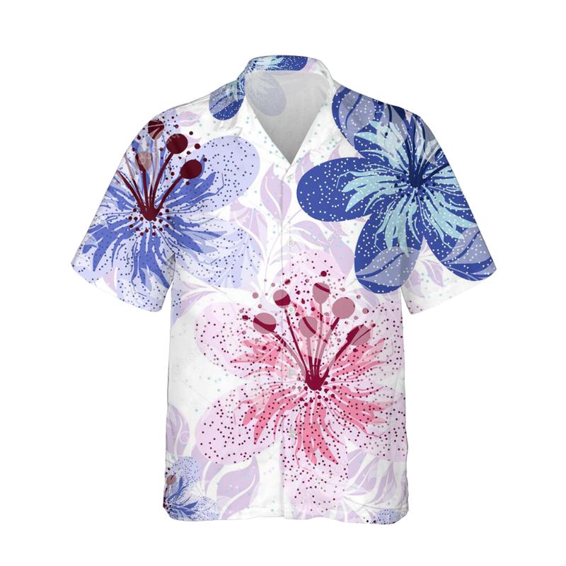Men' Casual Shirts Summer 3D Blue Flower Pattern Mens Hawaiian Elegant Vintage Clothes Loose Male Tops Oversize Aloha Shirt BeachMen, 01
Men' Casual Shirts Summer 3D Blue Flower Pattern Mens Hawaiian Elegant Vintage Clothes Loose Male Tops Oversize Aloha Shirt BeachMen, 01
