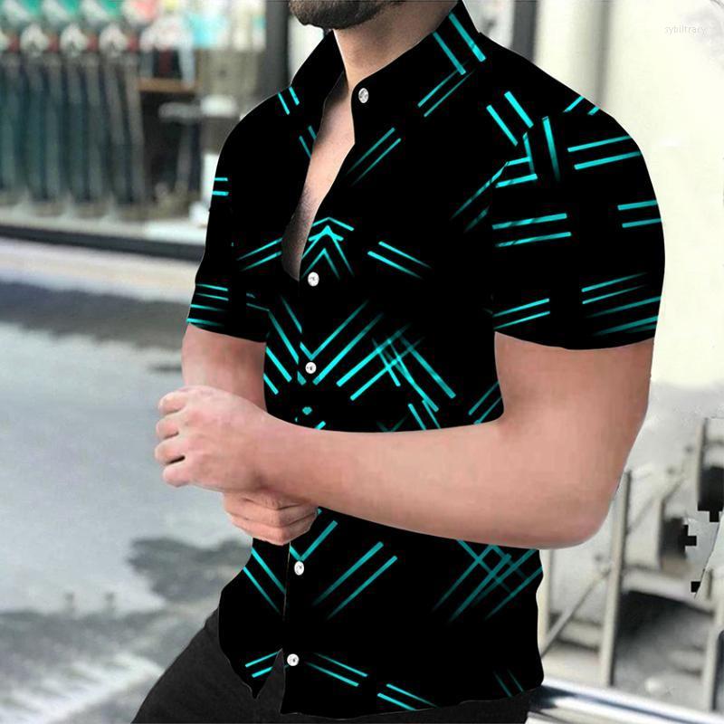 Men's Dress Shirts Mens Short Sleeve Shirt Summer Line Printing Social Top Turn-down Collar Button-up Casual Chemise Homme S-4XLMen's Sybi22, Dx-1443
Men's Dress Shirts Mens Short Sleeve Shirt Summer Line Printing Social Top Turn-down Collar Button-up Casual Chemise Homme S-4XLMen's Sybi22, Dx-1443