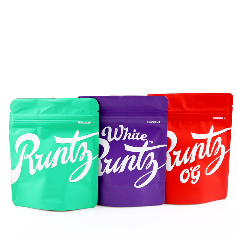 Packing bags California White Runt SF 8th 3.5g Runtz OG Zipper Mylar bag Stand Up Pouches Cookiis Runts Bagg Packaging wholesale
Packing bags California White Runt SF 8th 3.5g Runtz OG Zipper Mylar bag Stand Up Pouches Cookiis Runts Bagg Packaging wholesale