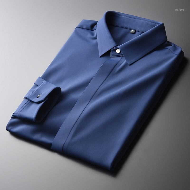 Dark Blue Male Shirts High Quality Long Sleeve Solid Color Mens Dress Plus Size 4xl Fashion Slim Casual Man Men's, Dark blue hcz20049
Dark Blue Male Shirts High Quality Long Sleeve Solid Color Mens Dress Plus Size 4xl Fashion Slim Casual Man Men's, Dark blue hcz20049