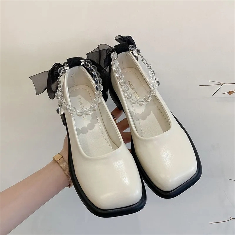 Lolita Desainer Mary Jane Sepatu untuk Wanita Mode Ikatan Simpul Manikmanik Pergelangan Kaki Platform Loafers Goth Lucu Putih Hitam 220614, White
Lolita Desainer Mary Jane Sepatu untuk Wanita Mode Ikatan Simpul Manikmanik Pergelangan Kaki Platform Loafers Goth Lucu Putih Hitam 220614, White