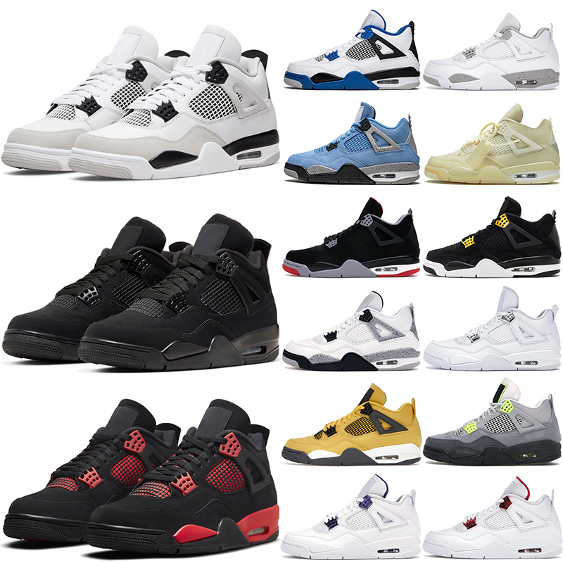 Military Black Cat jumpman 4s basketballs shoes mens womens Red Thunder 4 Cactus Jack Sail University Blue Tour Yellow White Oreo Bred men casual trainers sneakers, 4s 36-47 bred
Military Black Cat jumpman 4s basketballs shoes mens womens Red Thunder 4 Cactus Jack Sail University Blue Tour Yellow White Oreo Bred men casual trainers sneakers, 4s 36-47 bred