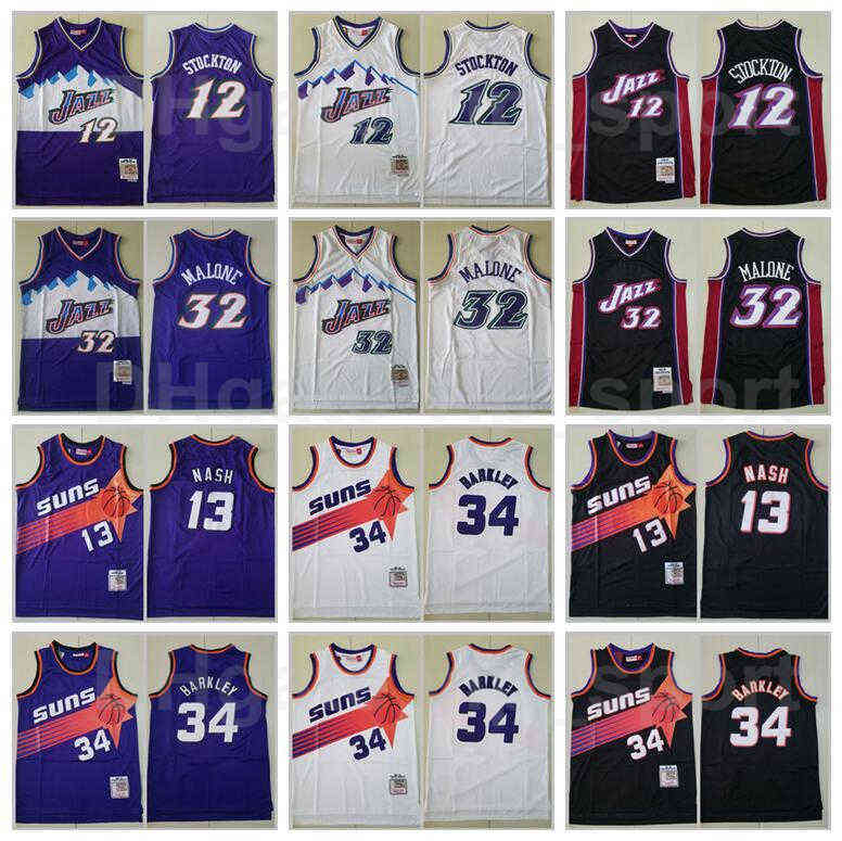 Basketball Mitchell Ness Charles Barkley Jersey 34 Steve Nash 13 John Stockton 12 Karl Malone 32 Vintage Purple White Black High Quality, 12 black
Basketball Mitchell Ness Charles Barkley Jersey 34 Steve Nash 13 John Stockton 12 Karl Malone 32 Vintage Purple White Black High Quality, 12 black