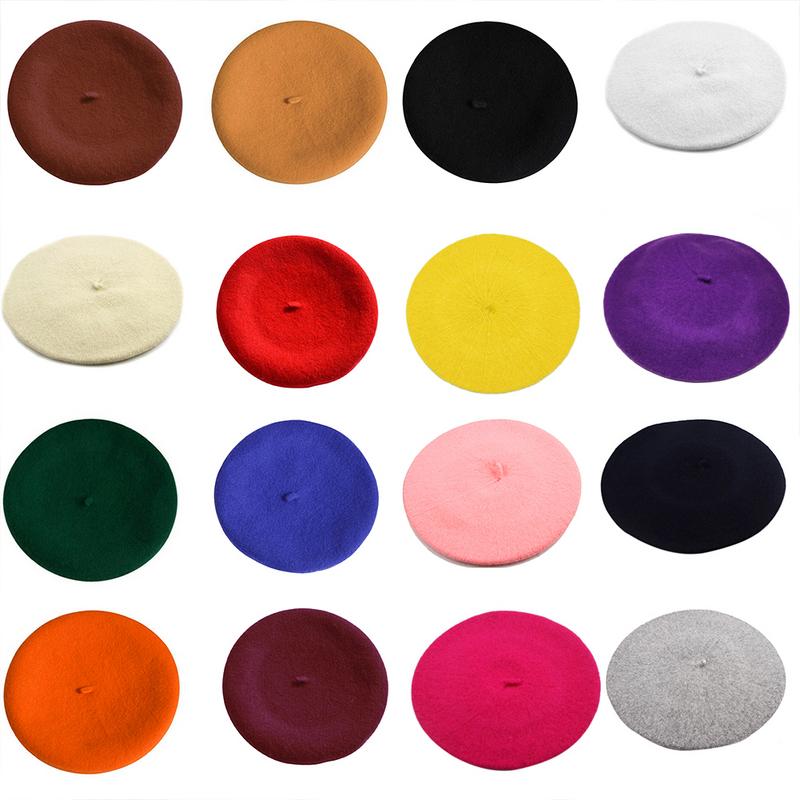 Female Bonnet Caps Winter Solid Color Women's Gir's Beret French Artist Warm Wool Winter Beanie Hat Cap 16 Color SY222, Red
Female Bonnet Caps Winter Solid Color Women's Gir's Beret French Artist Warm Wool Winter Beanie Hat Cap 16 Color SY222, Red