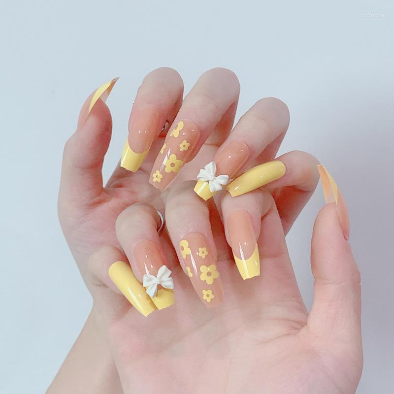 False Nails 24 Pcs French Ballet Coffin UV Plastic Fake Bow Love Leopard Press On Nail Tips Cartoon Flowers Art Tools Manicure Prud22, Style03
False Nails 24 Pcs French Ballet Coffin UV Plastic Fake Bow Love Leopard Press On Nail Tips Cartoon Flowers Art Tools Manicure Prud22, Style03