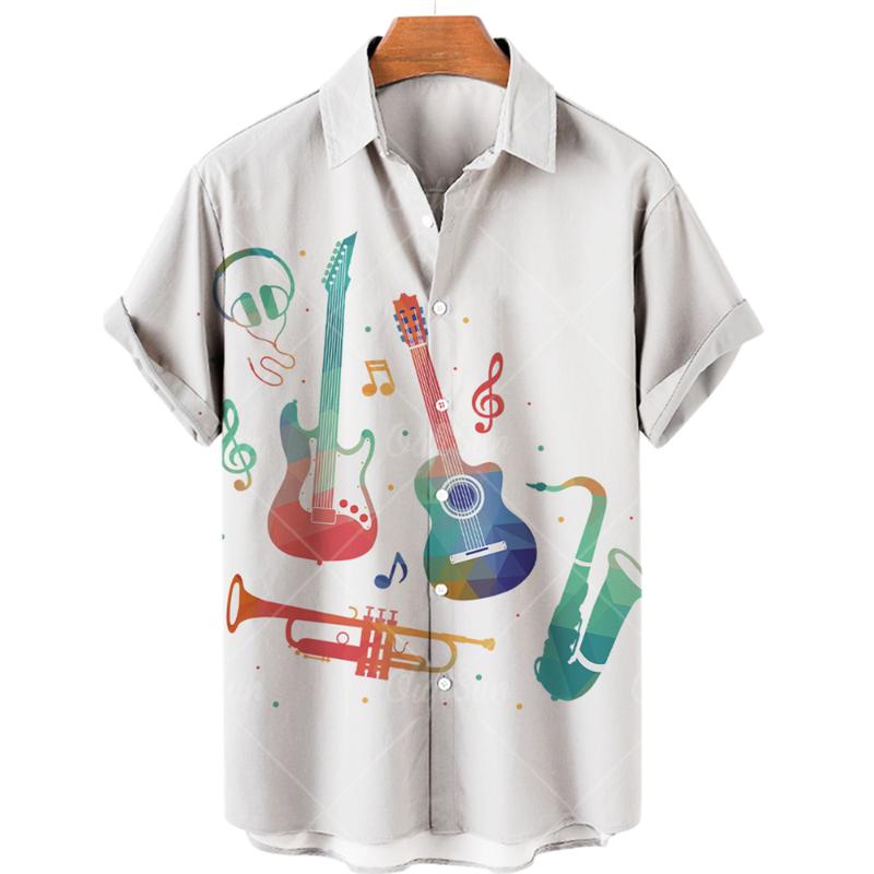 Men's Dress Shirts Hawaiian For Men Fashion Print Music Harajuku Top Lapel Single Breasted Men's Clothing Casual Oversized Shirt 2022Men, Zm-2721
Men's Dress Shirts Hawaiian For Men Fashion Print Music Harajuku Top Lapel Single Breasted Men's Clothing Casual Oversized Shirt 2022Men, Zm-2721