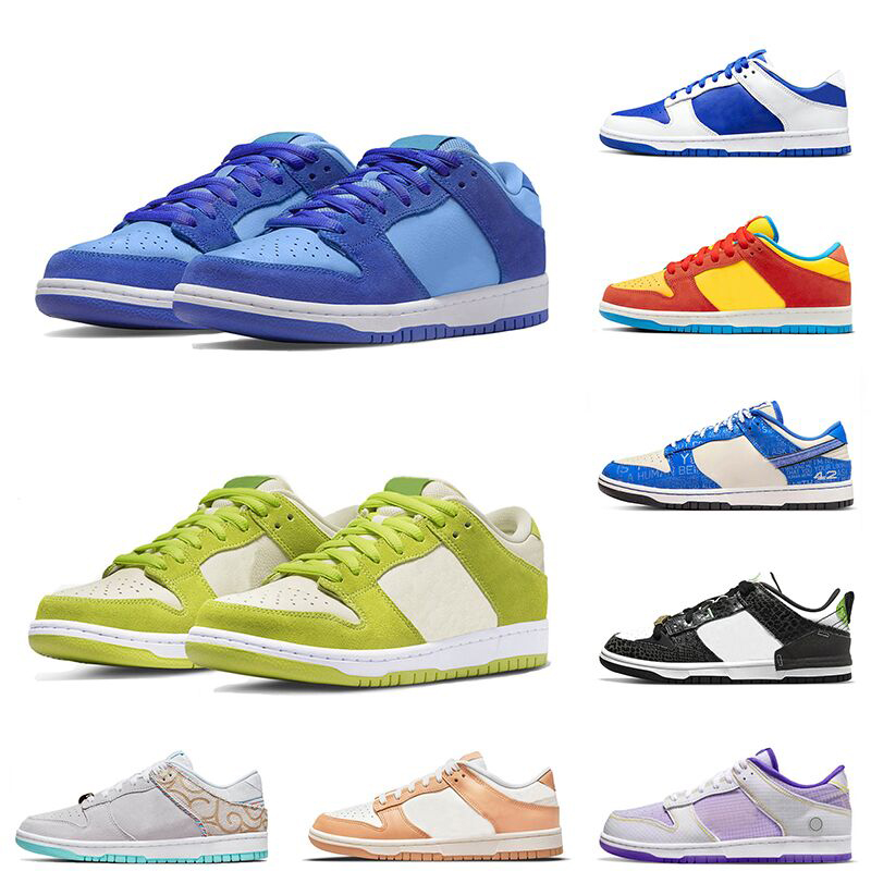 2022 fashion disrupt 2 casual shoes men women dunksb lows sneakers World Champ Green Apple Cherry Paisley Brown Racer Blue trainers tennis Jogging Walking With Socks, A24 usa 36-45
