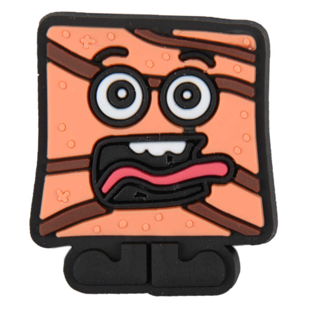 Cartoon Charms Hamburger Chocolate Snacks Bottles Garden Shoe Decorations Clogs Accessories for Kids Gifts