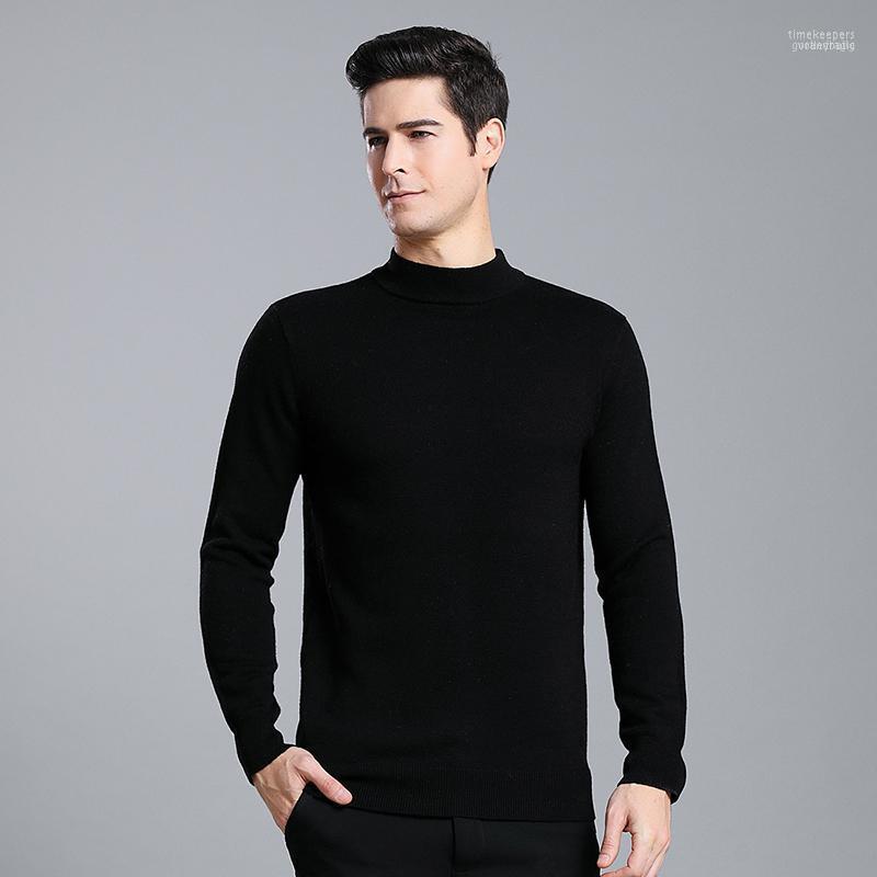 Sweater Men Autumn Winter Warm Mens Knitted Wool Sweaters Solid Color Casual Half Turtleneck Pullover Cashmere Men' Time22, Black
Sweater Men Autumn Winter Warm Mens Knitted Wool Sweaters Solid Color Casual Half Turtleneck Pullover Cashmere Men' Time22, Black