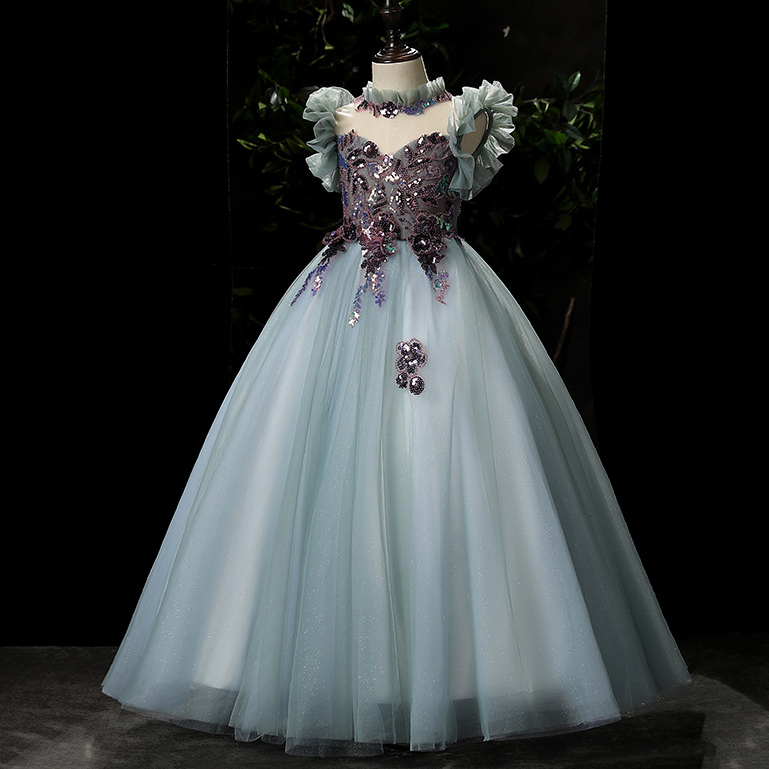 2022 Pretty Fairty Flower Girls Dress High Neck Long 3D Floral Apliques Girls Pageant Dresses Lovely Hand Made Flowers Birthday Dress, Same as image
2022 Pretty Fairty Flower Girls Dress High Neck Long 3D Floral Apliques Girls Pageant Dresses Lovely Hand Made Flowers Birthday Dress, Same as image
