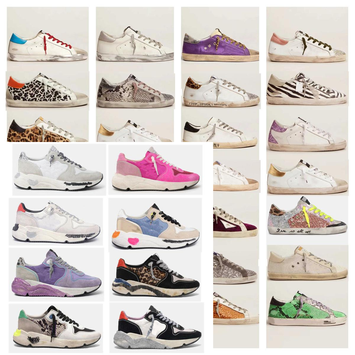 Designer Basketball Shoes Super star Italy Brand Casual Shoes Luxurys Sneakers Golden Classic Do-old Dirty Shoe White Suede Glitter Slide Men Women Size 36-46
Designer Basketball Shoes Super star Italy Brand Casual Shoes Luxurys Sneakers Golden Classic Do-old Dirty Shoe White Suede Glitter Slide Men Women Size 36-46