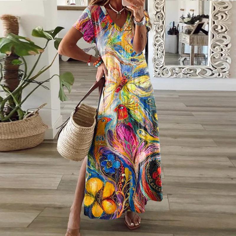 Party Dresses Paisley Floral Graffiti Pattern Long Dress Women Summer Boho Maxi Wrap V Neck Short Sleeve A Line BeachParty, Pk
Party Dresses Paisley Floral Graffiti Pattern Long Dress Women Summer Boho Maxi Wrap V Neck Short Sleeve A Line BeachParty, Pk