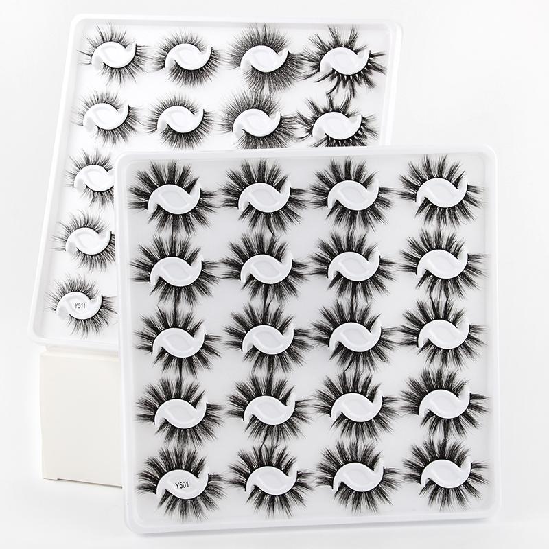 False Eyelashes 20 Pairs Fluffy Mink Hair Natural Dramatic Lashes Wholesale Thick Makeup Fake Cilios
False Eyelashes 20 Pairs Fluffy Mink Hair Natural Dramatic Lashes Wholesale Thick Makeup Fake Cilios