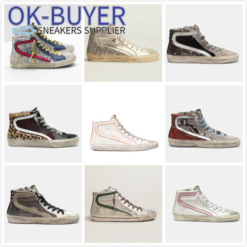 Italy brand Slide high top Shoe Fashion Women Sneakers luxury Trainers Sequin Classic White Do-old Dirty Men Sneaker''Golden''Gooses'' xvV, Star29
Italy brand Slide high top Shoe Fashion Women Sneakers luxury Trainers Sequin Classic White Do-old Dirty Men Sneaker''Golden''Gooses'' xvV, Star29