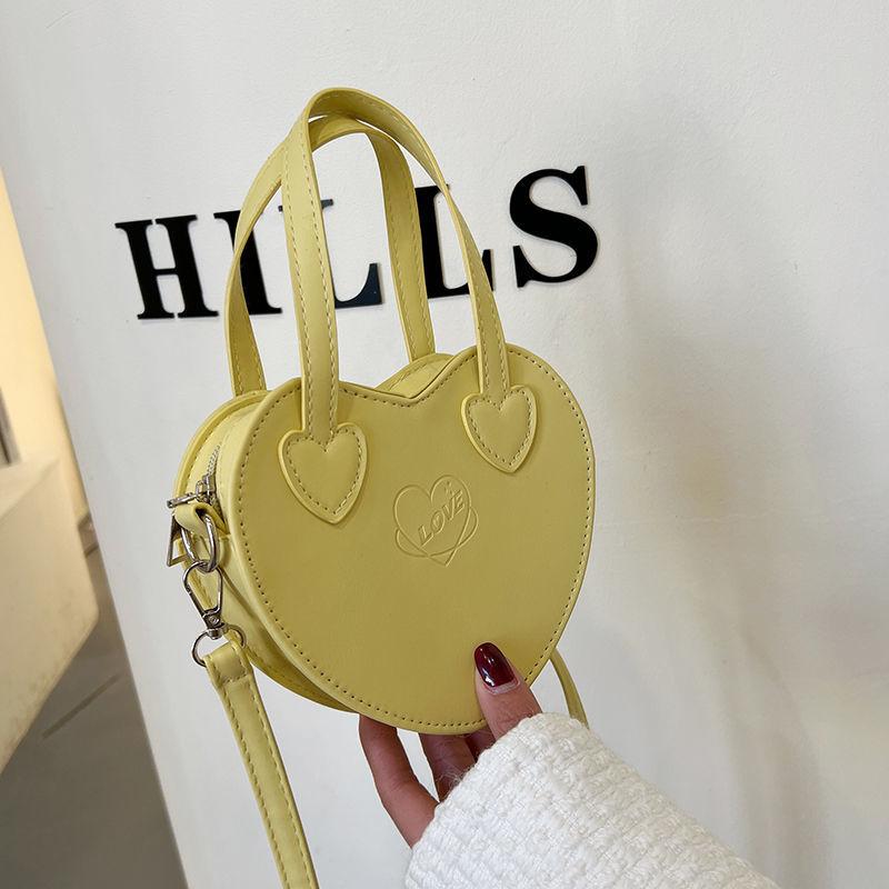 Shoulder Bags Fashion Heart-shaped Design Women Crossbody Bag Solid Color Female Purse Handbags Soft PU Small Square Ladies BagsShoulder, B-yellow
Shoulder Bags Fashion Heart-shaped Design Women Crossbody Bag Solid Color Female Purse Handbags Soft PU Small Square Ladies BagsShoulder, B-yellow