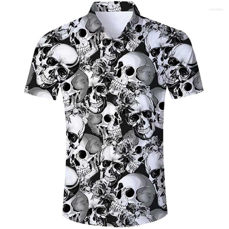 Men's Casual Shirts Summer Hawaiian Skull Shirt For Men 3d Printed 5xl Beach Short Sleeve Button Men's Oversized CamisaMen's Chee22, Cshzy-20220616-2
Men's Casual Shirts Summer Hawaiian Skull Shirt For Men 3d Printed 5xl Beach Short Sleeve Button Men's Oversized CamisaMen's Chee22, Cshzy-20220616-2