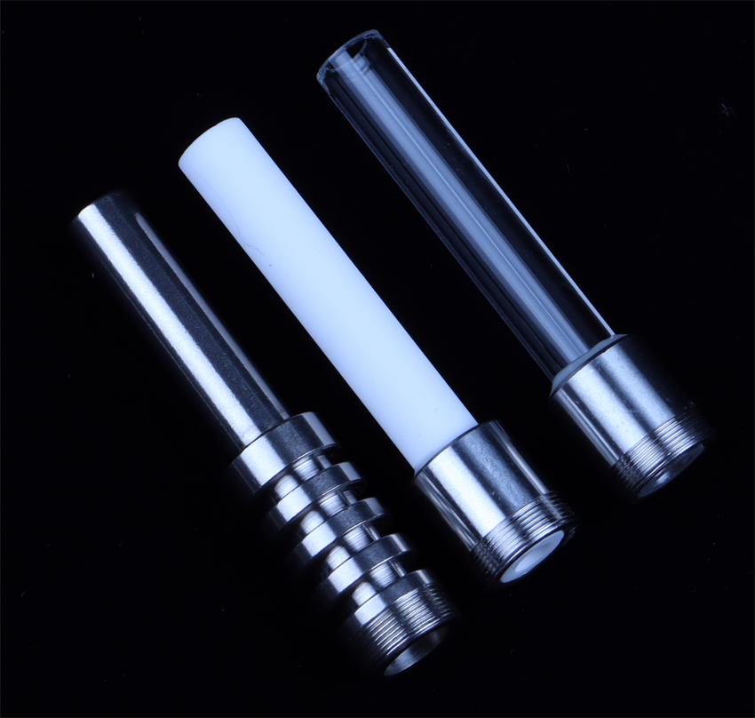 Smoking Replacement 510 Thread and 10mm/14mm/18mm Titanium Ceramic Tip Quartz Banger Nail For Nectar Collector kit
Smoking Replacement 510 Thread and 10mm/14mm/18mm Titanium Ceramic Tip Quartz Banger Nail For Nectar Collector kit