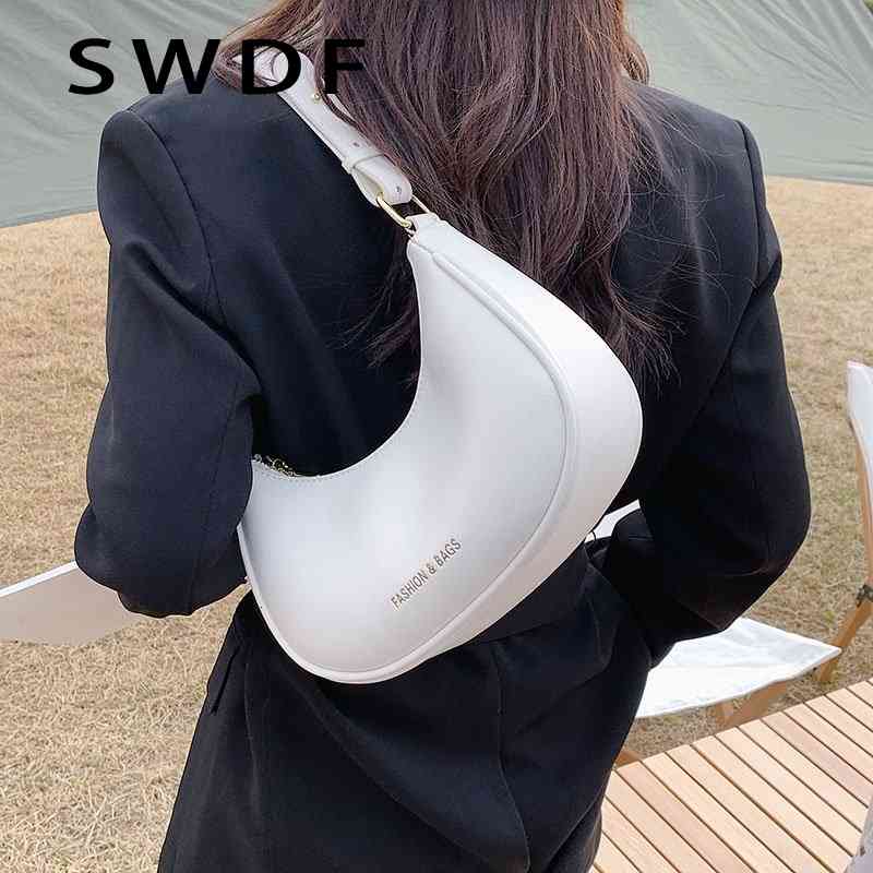 Swdf Half-moon Small Green Shoulder Underarm Bags for Women 2022 High-quality Pu Leather s Handbag Luxury Brand Tote Bag
Swdf Half-moon Small Green Shoulder Underarm Bags for Women 2022 High-quality Pu Leather s Handbag Luxury Brand Tote Bag
