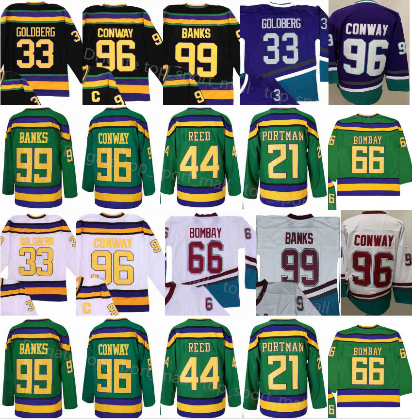 The Mighty Vintage Hockey 96 Charlie Conway Jersey 99 Adam Banks 21 Dean Portman 44 Fulton Reed 33 Greg Goldberg 66 Gordon Bombay Movie Green Purple Black White 1993 Men
The Mighty Vintage Hockey 96 Charlie Conway Jersey 99 Adam Banks 21 Dean Portman 44 Fulton Reed 33 Greg Goldberg 66 Gordon Bombay Movie Green Purple Black White 1993 Men