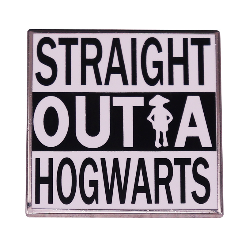 Straight Outta Hogwarts Enamel Pin Brooch HPotter Inspired Badge Movie Fans Fashion Jewelry Decoration, As picture
Straight Outta Hogwarts Enamel Pin Brooch HPotter Inspired Badge Movie Fans Fashion Jewelry Decoration, As picture