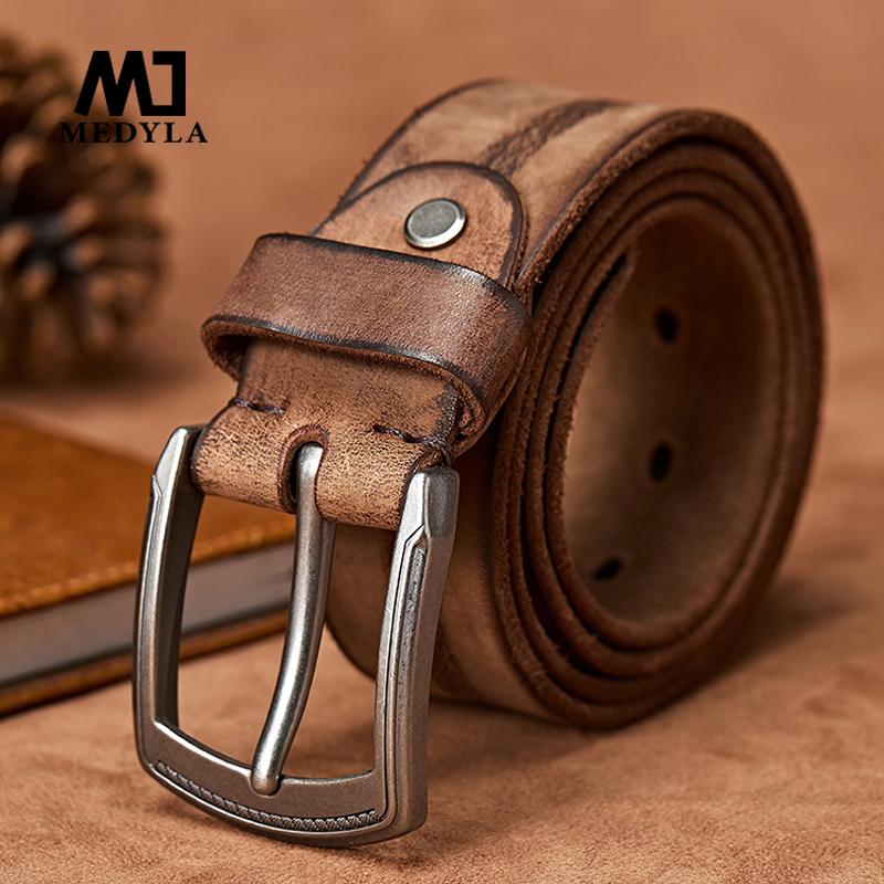 Belts Men Belt Alloy Pin Buckle Advanced Leather Jeans Casual Original Cowhide Waistband Youth Handmade MD567Belts, Brown
Belts Men Belt Alloy Pin Buckle Advanced Leather Jeans Casual Original Cowhide Waistband Youth Handmade MD567Belts, Brown