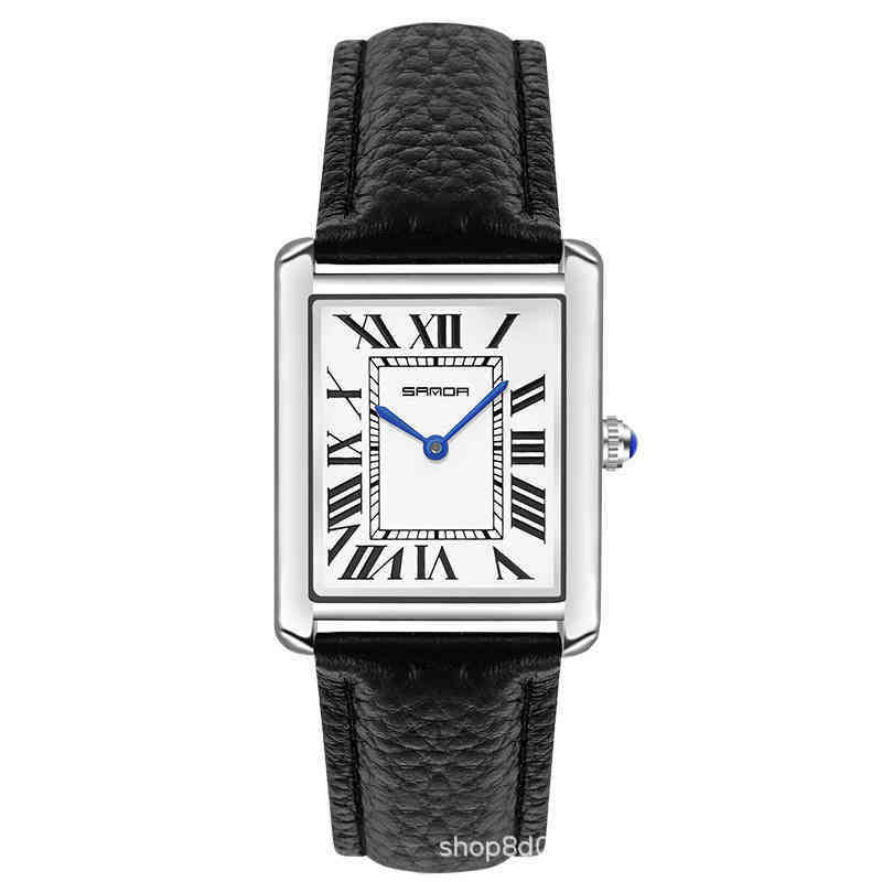 luxury formal watch santos classic wrist watches tank watch Cart Square Leather Strap intellectual quartz waterproof movement ANGLAISE, Black
luxury formal watch santos classic wrist watches tank watch Cart Square Leather Strap intellectual quartz waterproof movement ANGLAISE, Black
