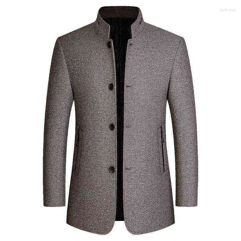 Men's Wool & Blends Mens Woolen Jackets Autumn Winter Jacket Coat Men Casual Stand Collar Warm Outerwear Jackts Male Clothes 4XL T220810, Dark gray
Men's Wool & Blends Mens Woolen Jackets Autumn Winter Jacket Coat Men Casual Stand Collar Warm Outerwear Jackts Male Clothes 4XL T220810, Dark gray