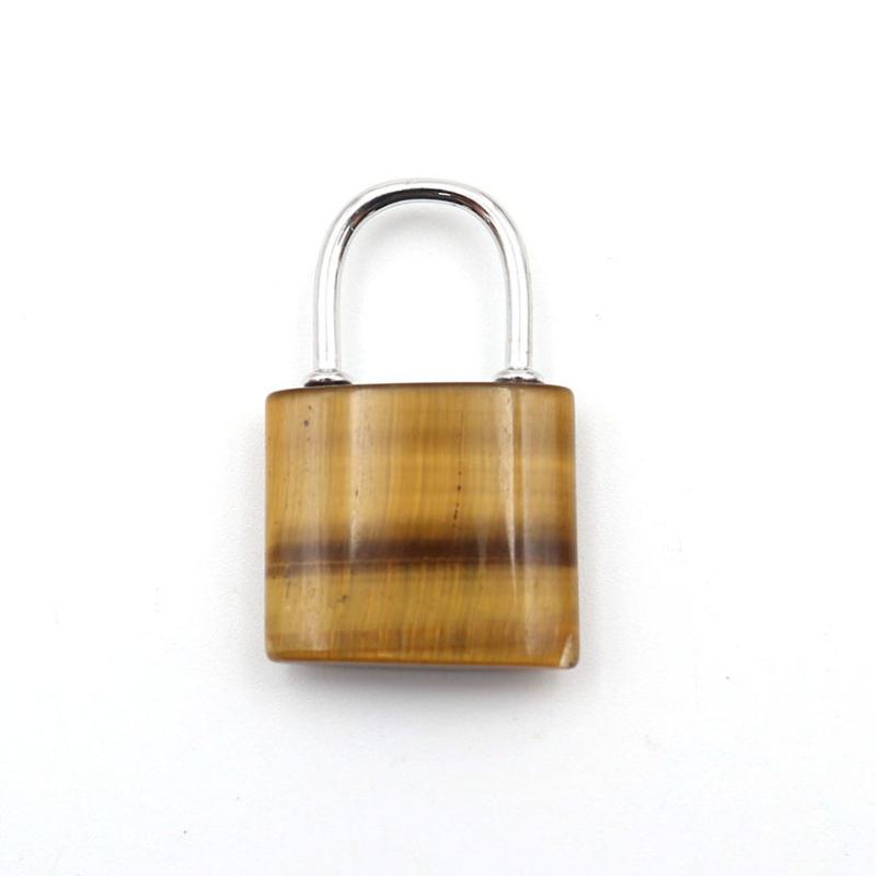 Pendant Necklaces Silver Plated Lock Shape Tiger Eye Stone For Gift Lapis Lazuli Trendy JewelryPendant
Pendant Necklaces Silver Plated Lock Shape Tiger Eye Stone For Gift Lapis Lazuli Trendy JewelryPendant