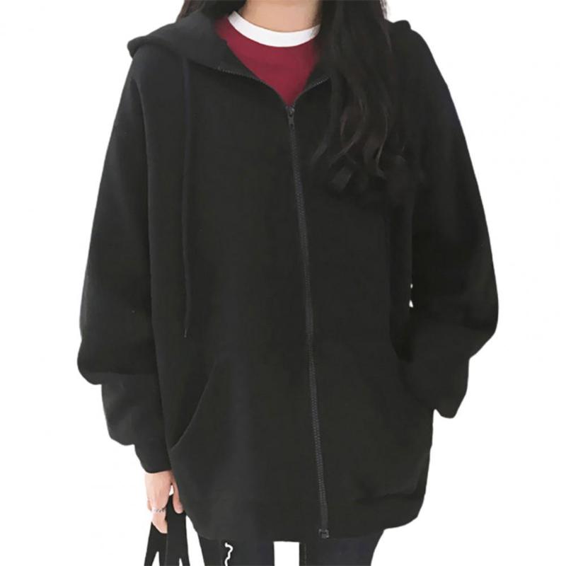 Women's Jackets Thin Texture Women Hoodie Solid Color Drawstring Hooded Coat For Winter Jacket 2022 Black Xxl Street Wear
Women's Jackets Thin Texture Women Hoodie Solid Color Drawstring Hooded Coat For Winter Jacket 2022 Black Xxl Street Wear