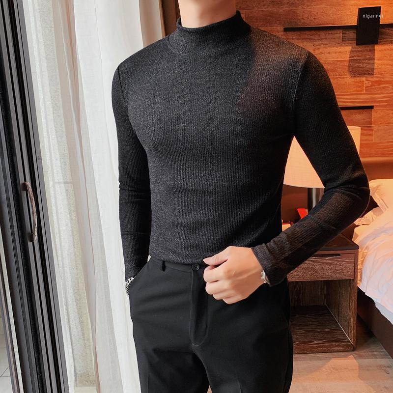 Men's Sweaters Mock Neck Men Long Sleeve Slim Knitted Pullovers Solid Color All-match Casual Knittwear Sweater ClothingMen's Olga22, Black
Men's Sweaters Mock Neck Men Long Sleeve Slim Knitted Pullovers Solid Color All-match Casual Knittwear Sweater ClothingMen's Olga22, Black
