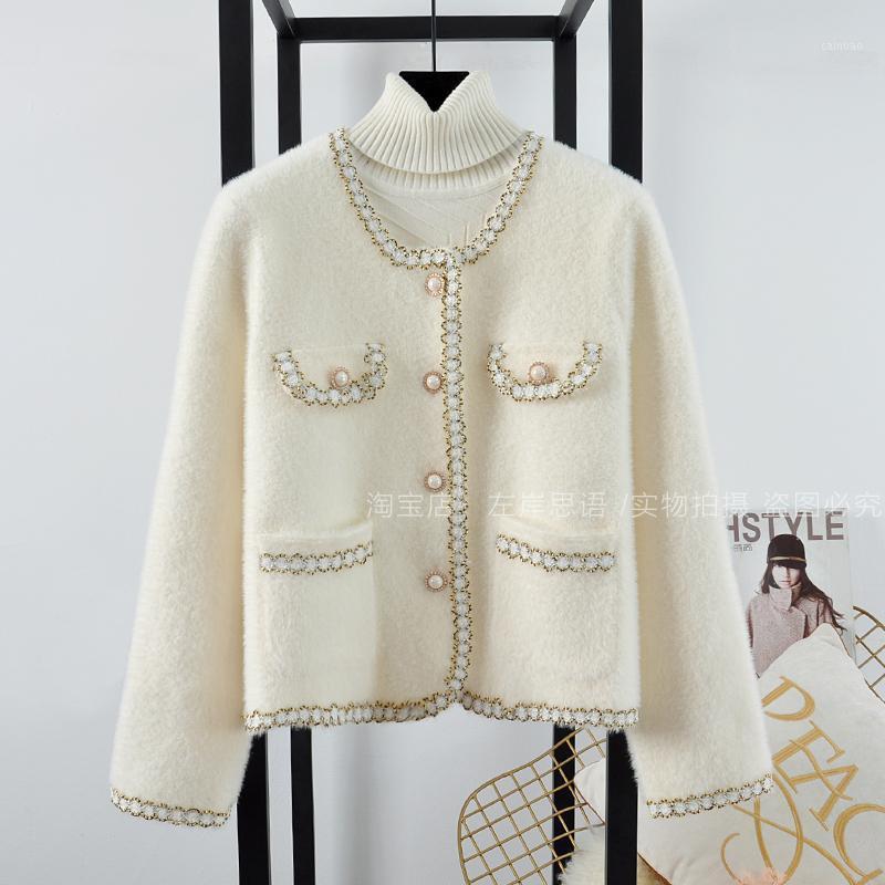Women's Jackets Sweet Fall Waterproof Mink Coats Women Simple Single Breasted Furry Pockets Office Lady Warm Outerwear Autumn Feminino, White
Women's Jackets Sweet Fall Waterproof Mink Coats Women Simple Single Breasted Furry Pockets Office Lady Warm Outerwear Autumn Feminino, White