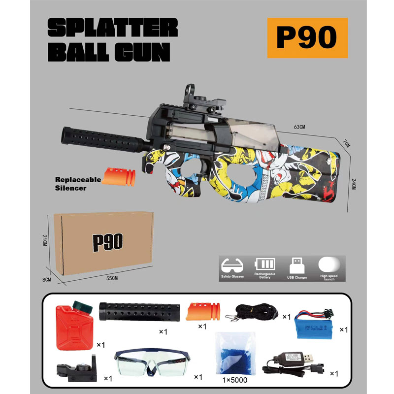 Mini P90 Water Gel Blaster Electric Toy Gun Weapon Crystal Bomb Rifle Sniper Machine For Kids Children Boys Outdoor Games
Mini P90 Water Gel Blaster Electric Toy Gun Weapon Crystal Bomb Rifle Sniper Machine For Kids Children Boys Outdoor Games