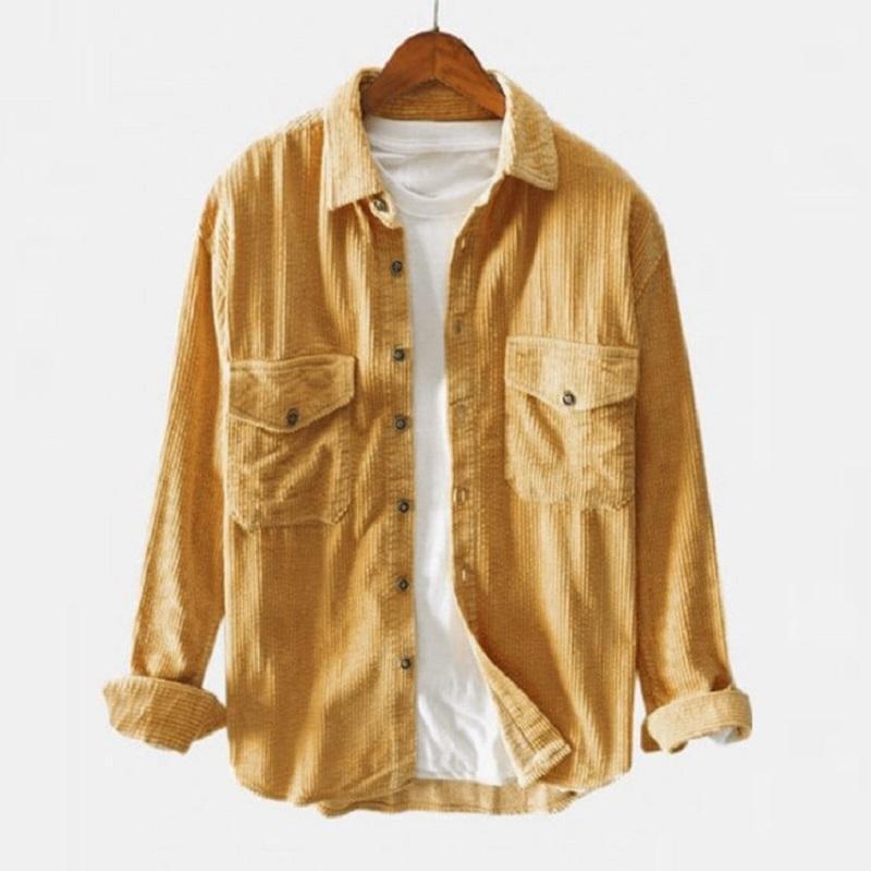 Men's Casual Shirts Corduroy Shirt Long-sleeved Thick Retro Streetwear All-match Bottoming Japanese Fashion Harajuku Top, Pink
Men's Casual Shirts Corduroy Shirt Long-sleeved Thick Retro Streetwear All-match Bottoming Japanese Fashion Harajuku Top, Pink