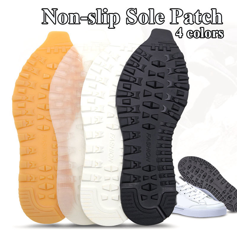 1Pair Rubber Soles for Making Shoes Replacement Outsole Anti Slip Shoe Sole Repair Sheet Protector Sneakers High Heels Material 220621