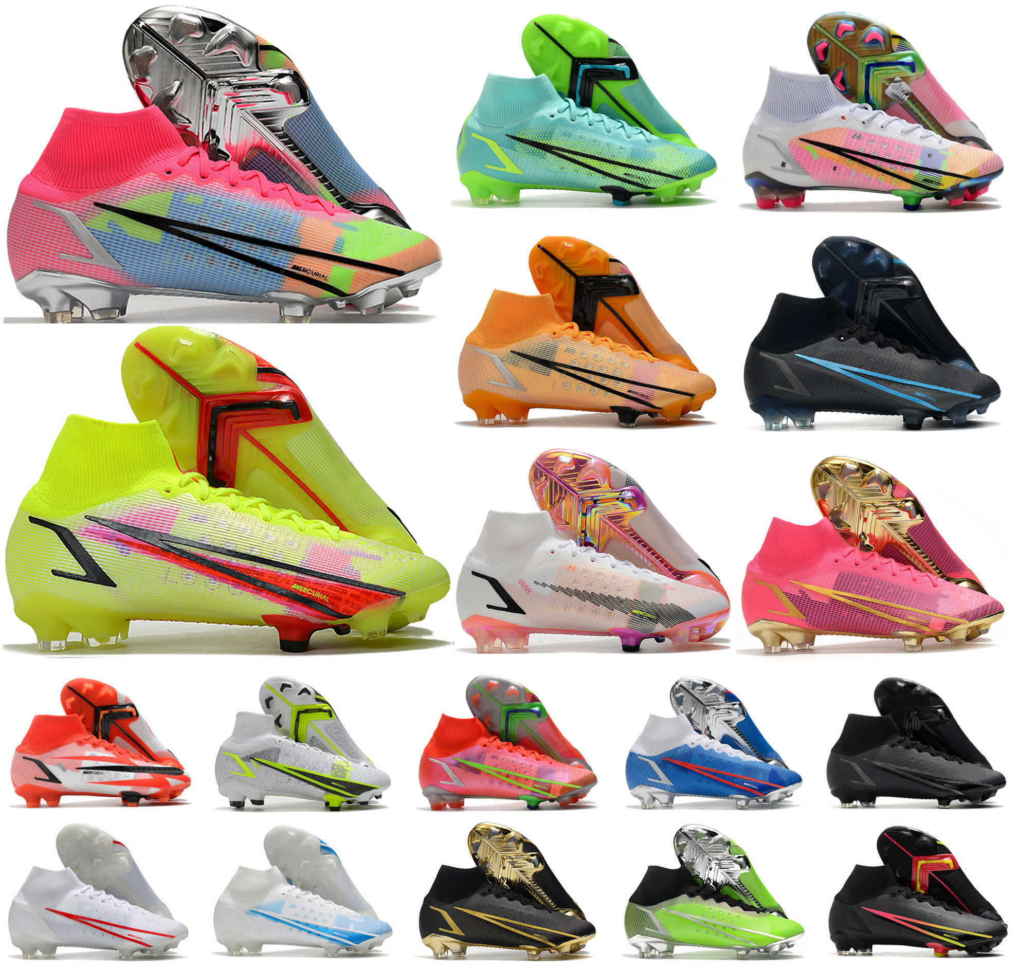 2021 With Box Superfly 8 VIII 360 Elite FG Soccer Shoes XIV New Season Dragonfly CR7 Ronaldo Rawdacious IMPULSE Black PACK Mens Women Boys, Not sold separately
2021 With Box Superfly 8 VIII 360 Elite FG Soccer Shoes XIV New Season Dragonfly CR7 Ronaldo Rawdacious IMPULSE Black PACK Mens Women Boys, Not sold separately