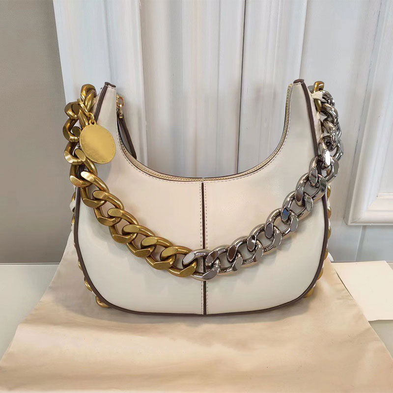 Vintage design shoulder bags designer crescent bag stellamccar England Style fashion large chain handbag lady hobo underarm bag women handbags, Black
Vintage design shoulder bags designer crescent bag stellamccar England Style fashion large chain handbag lady hobo underarm bag women handbags, Black