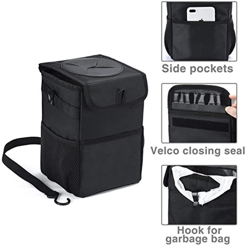 Car Organizer Black Waterproof Portable Trash Can Garbage Bin Bag Interior Accessories
Car Organizer Black Waterproof Portable Trash Can Garbage Bin Bag Interior Accessories