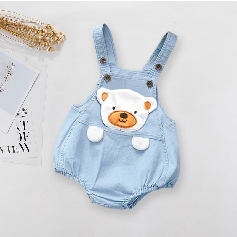 IENENS Kids Baby Jumper Boys Girls Clothes Pants Denim Shorts Jeans Overalls Toddler Infant Jumpsuits born Clothing Trousers 220707