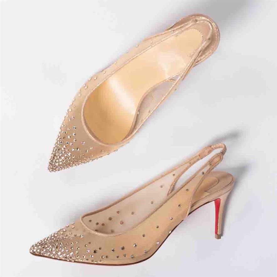 Spring woman Sandal red sole pumps wedding party dress heeled for women style Follies Strass pump Strass Crystal Mesh Pointed Ball333o
Spring woman Sandal red sole pumps wedding party dress heeled for women style Follies Strass pump Strass Crystal Mesh Pointed Ball333o