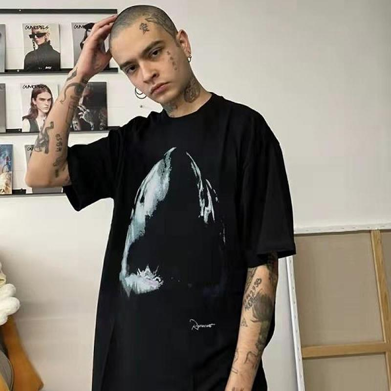 22SS Vintage White Shark Print Represent T Shirt Men Women EU Size 100% Cotton Represent Top Tees Daily Summer Grunge Clothes, Black
22SS Vintage White Shark Print Represent T Shirt Men Women EU Size 100% Cotton Represent Top Tees Daily Summer Grunge Clothes, Black