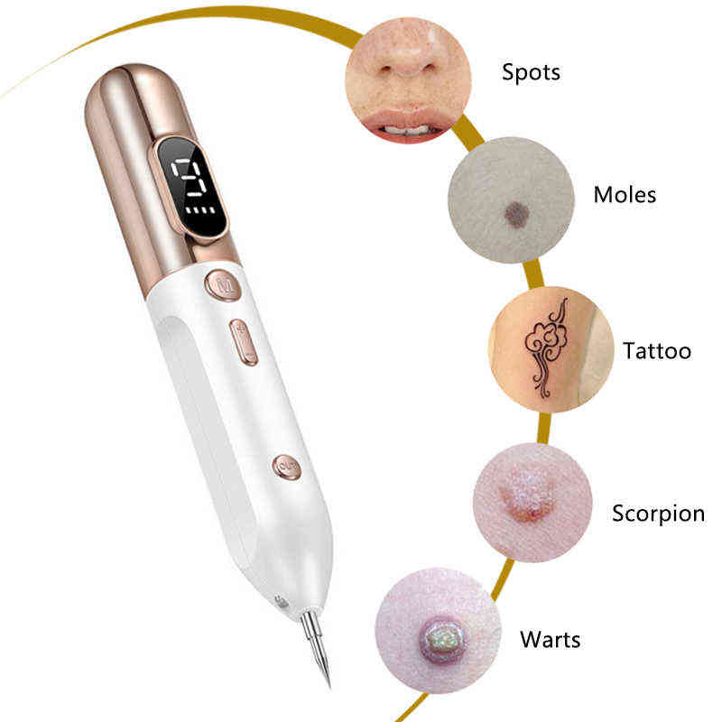 Face Care Devices Newest Laser Plasma Pen Mole Tattoo Freckle Wart Tag Removal Dark Spot Remover for Lcd Skin Tools Beauty Machine 0727