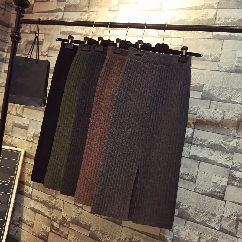 Skirts Autumn Winter Women Long Pencil Skirt Sexy Split High Waist Maxi Knitted Female Slim Bodycon Package Hip SF1235, Black
Skirts Autumn Winter Women Long Pencil Skirt Sexy Split High Waist Maxi Knitted Female Slim Bodycon Package Hip SF1235, Black