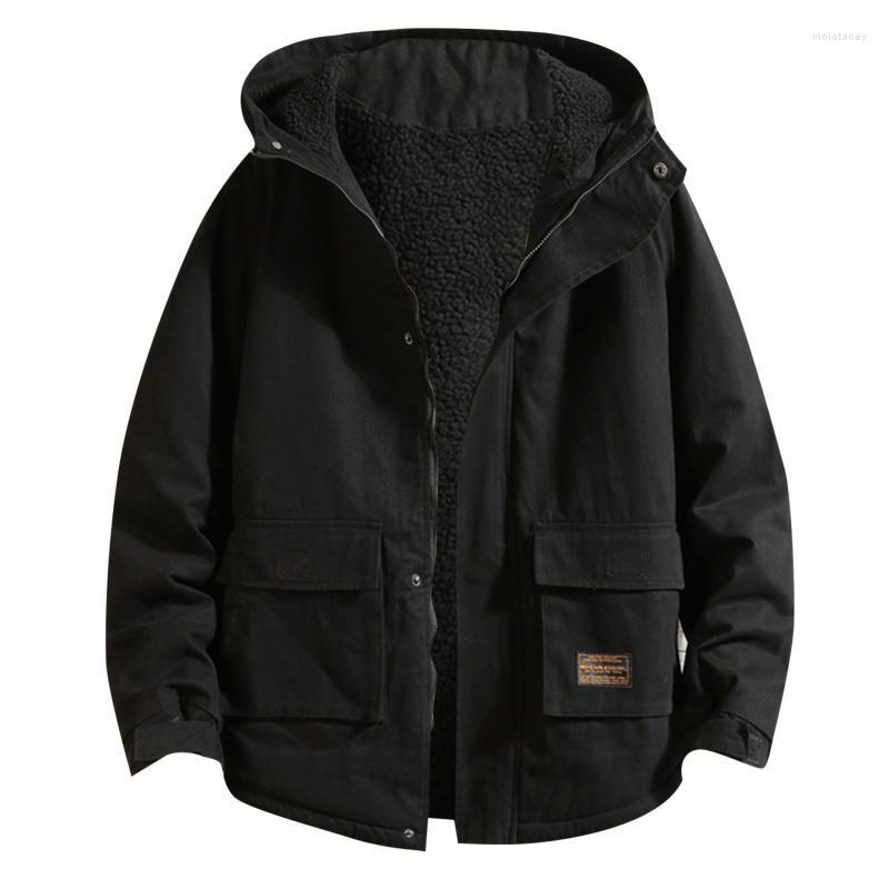 Men's Trench Coats Down Jackets Autumn And Winter Large Solid Color Loose Pocket Padded Coat Top Hooded Jacket Thick Outerwear Viol22, Black
Men's Trench Coats Down Jackets Autumn And Winter Large Solid Color Loose Pocket Padded Coat Top Hooded Jacket Thick Outerwear Viol22, Black
