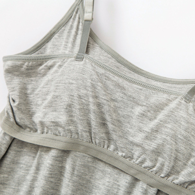 Women Tank-Top Built-in Bra Padded Push-Up Stretchable Modal Tops Camisoles Tube Vest Sleeveless Sexy Casual Korean SA0764 220316