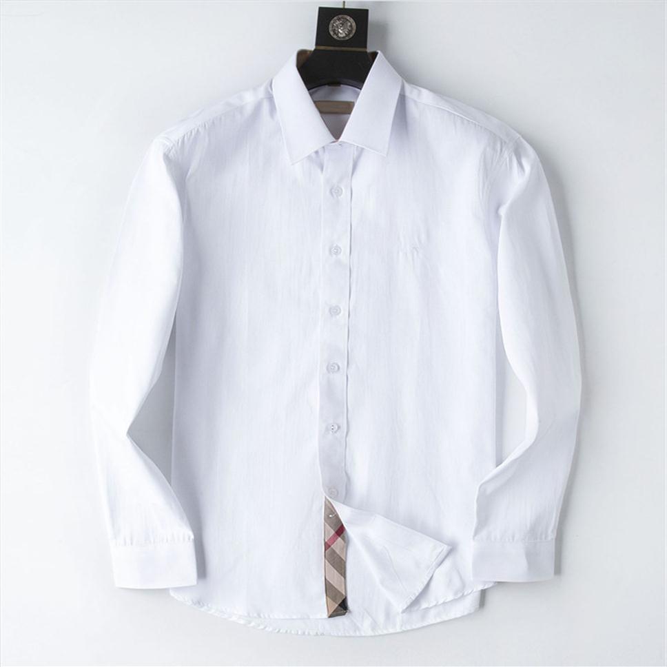 Designers Mens Dress Shirts Business Fashion bberry Casual Classic Long Sleeve Shirt Brands Men Spring Slim chemises marque Clothi190l, 32
Designers Mens Dress Shirts Business Fashion bberry Casual Classic Long Sleeve Shirt Brands Men Spring Slim chemises marque Clothi190l, 32