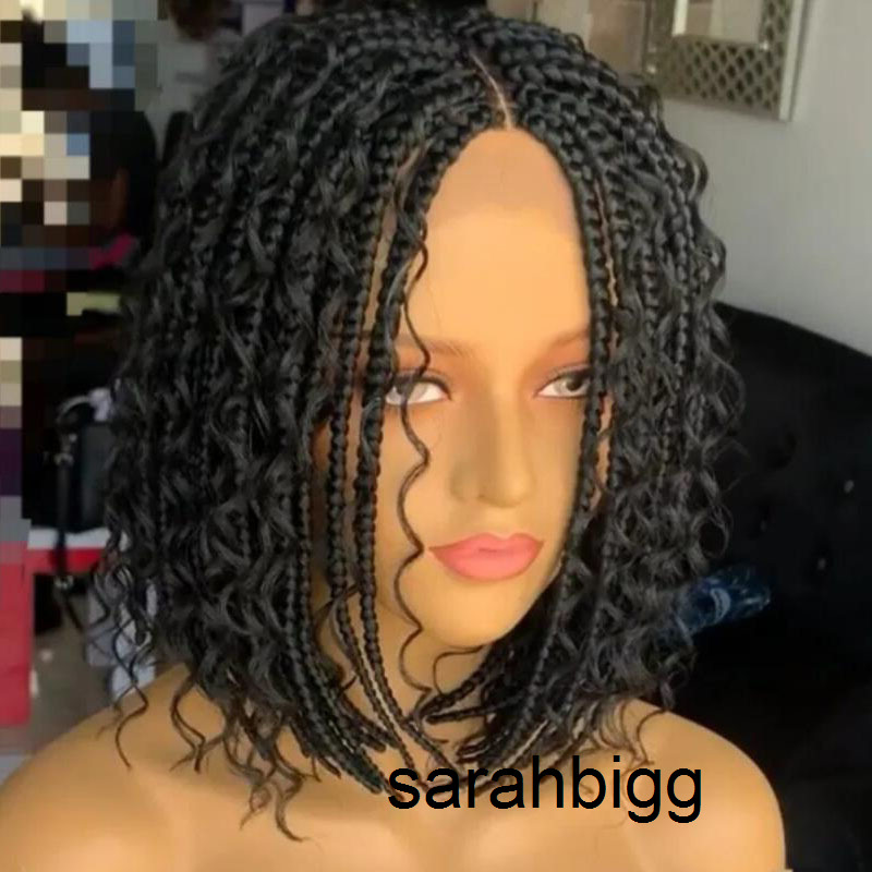 14''-20''Short Braided Wigs For Black Women Heat Resistant Crochet Box Braid Bob Wig African Synthetic Braiding Hair Wigs 4EM2
14''-20''Short Braided Wigs For Black Women Heat Resistant Crochet Box Braid Bob Wig African Synthetic Braiding Hair Wigs 4EM2