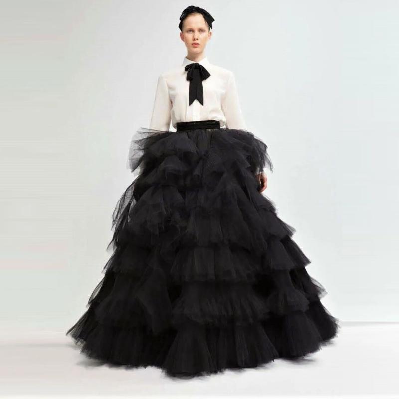 Skirts Black Fashion Tutu Tulle Skirt Long Tiered Puffy Maxi Prom To Party Gown Customized Layered Wedding SaiaSkirts, Beige
Skirts Black Fashion Tutu Tulle Skirt Long Tiered Puffy Maxi Prom To Party Gown Customized Layered Wedding SaiaSkirts, Beige