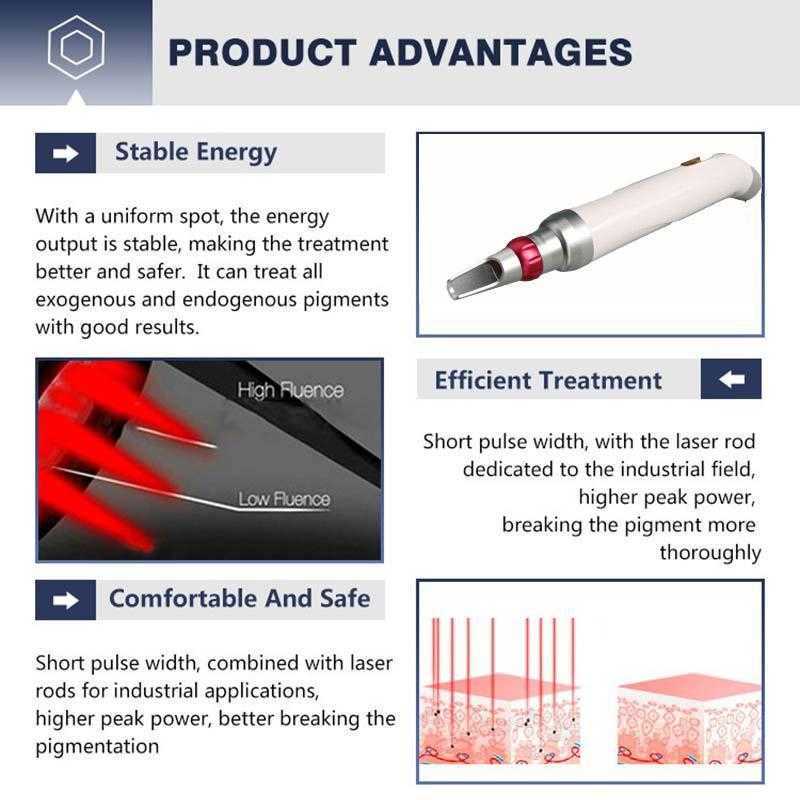 Hot Spending Laser Picosecond for All Skin Type Tattoo Removal Q Switch Pico Laser 1064nm 532nm 755nm Tatoo Pigment freckle Remove Machine